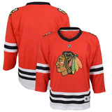 Kids Chicago Blackhawks Child (4-7) Blank Red Replica Jersey - Pro Jersey Sports