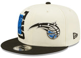Orlando Magic New Era 2022 NBA Draft 9FIFTY Snapback Adjustable Hat - Cream/Black - Pro Jersey Sports