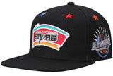 San Antonio Spurs NBA 97 Top Star HWC Black Mitchell & Ness Snapback Hat - Pro Jersey Sports