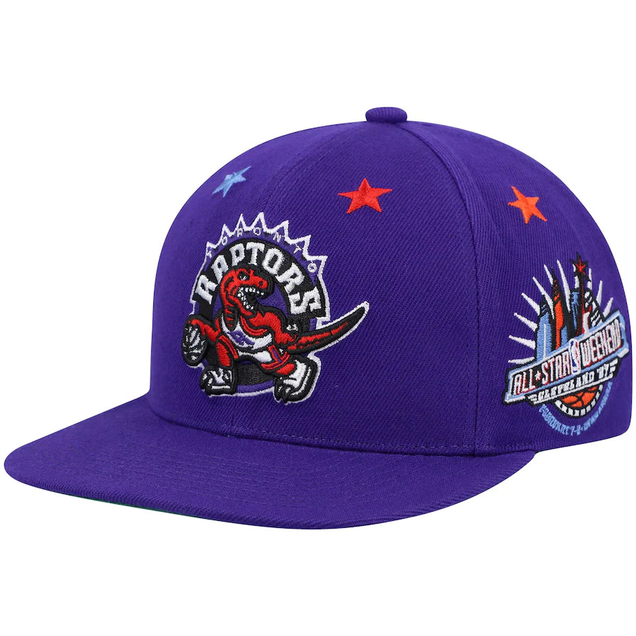 Toronto Raptors NBA 97 Top Star HWC Purple Mitchell & Ness Snapback Hat