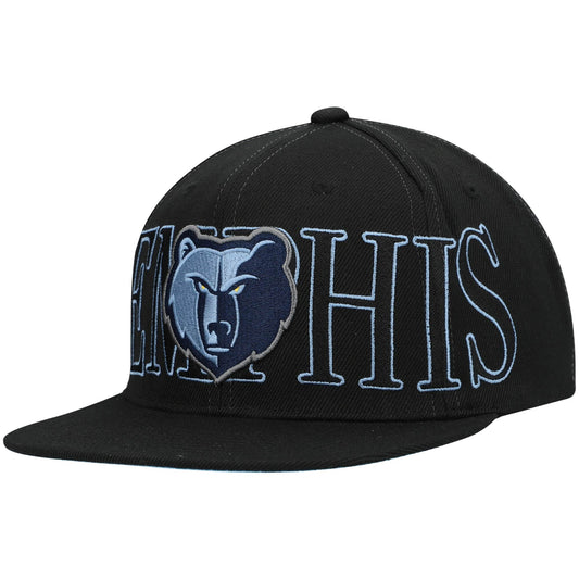 Men's Mitchell & Ness Black Memphis Grizzlies Winner Circle Snapback Hat