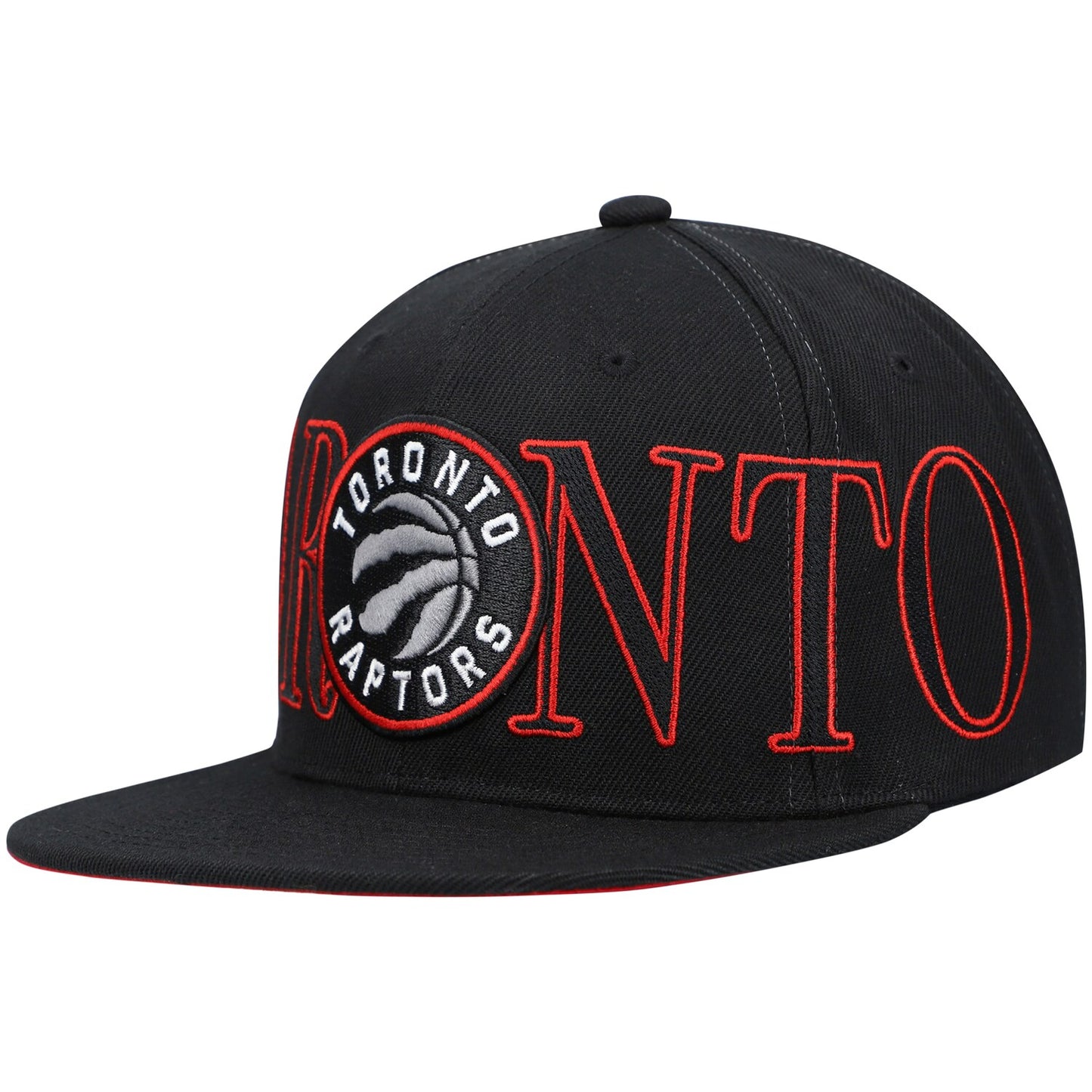 Men's Mitchell & Ness Black Toronto Raptors Winner Circle Snapback Hat