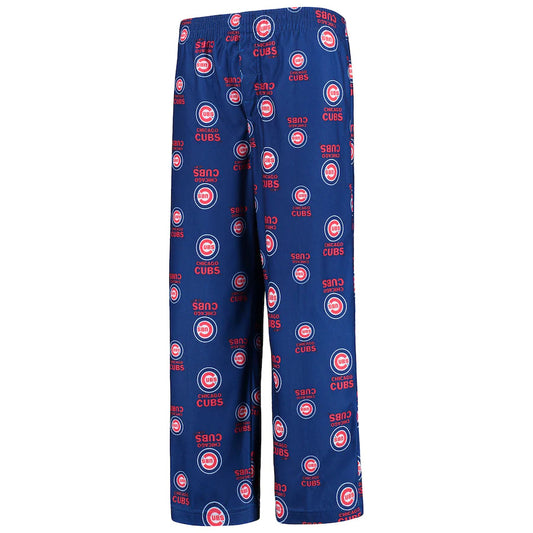 Youth MLB Chicago Cubs Boys Team Print Blue Sleepwear Pajama Pant