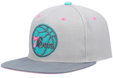 Men's Philadelphia 76ers Mitchell & Ness Gray Wolf Mags Snapback Hat - Pro Jersey Sports