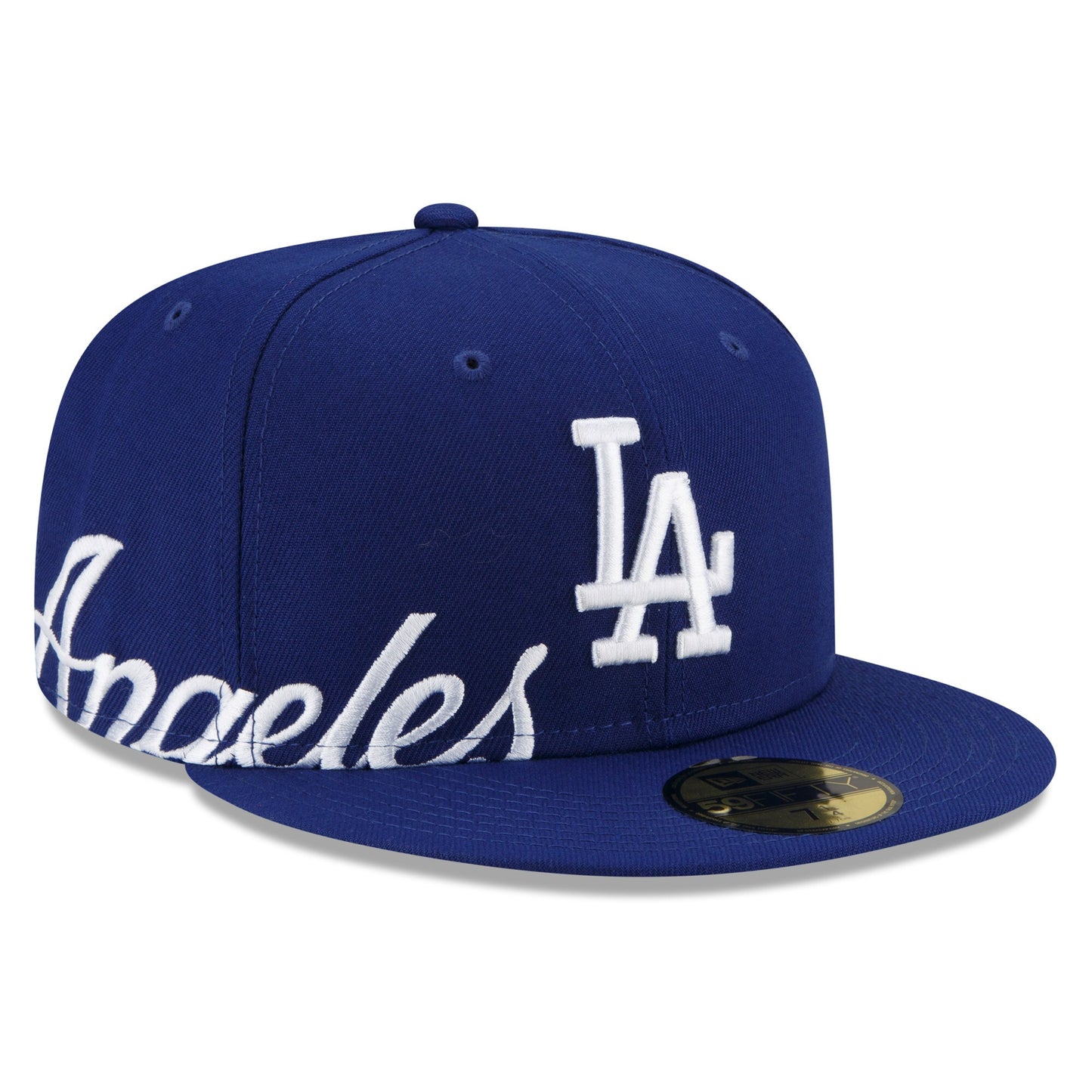 Men's Los Angeles Dodgers New Era Royal Sidesplit 59FIFTY Fitted Hat