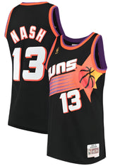 Men's Phoenix Suns Steve Nash Mitchell & Ness Black 1996-97 Hardwood Classics Swingman Jersey - Pro Jersey Sports
