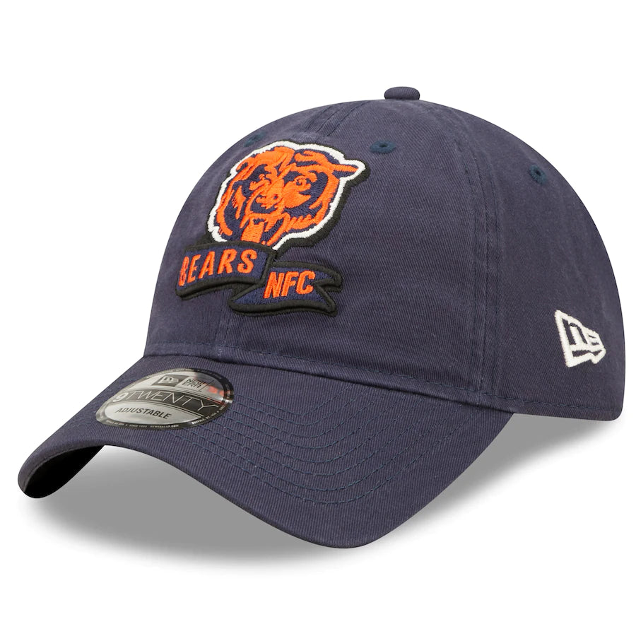 Chicago Bears 2022 Sideline Mascot Logo 9TWENTY Adjustable Hat