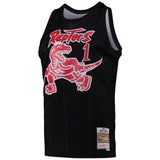 Men's Toronto Raptors Tracy McGrady Black Team Color Swingman Jersey by Mitchell & Ness - Pro Jersey Sports