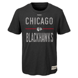 Chicago Blackhawks Descendant Slub Youth Tee By Reebok - Pro Jersey Sports