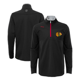 Youth Chicago Blackhawks 1/4 Zip Centert Ice Track Jacket - Pro Jersey Sports