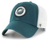 Philadelphia Eagles Pacific Green Highline 47 Clean Up Trucker Adjustable Hat - Pro Jersey Sports