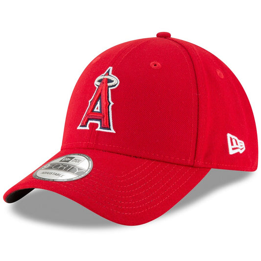 Youth Anaheim Angels New Era MLB The League Red 9FORTY Adjustable Cap - Pro Jersey Sports