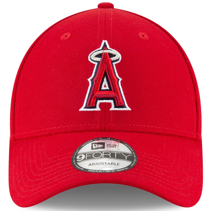 Youth Anaheim Angels New Era MLB The League Red 9FORTY Adjustable Cap - Pro Jersey Sports