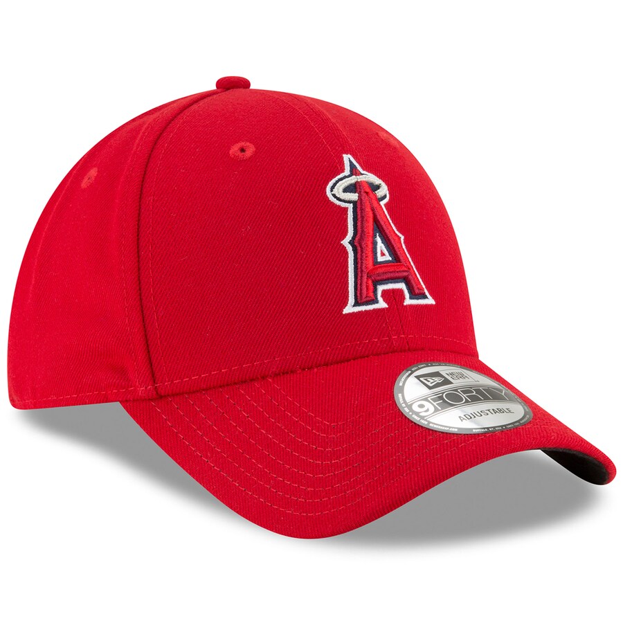 Youth Anaheim Angels New Era MLB The League Red 9FORTY Adjustable Cap - Pro Jersey Sports