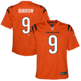 Youth Cincinnati Bengals Joe Burrow Nike Alternate Orange Game Jersey - Pro Jersey Sports