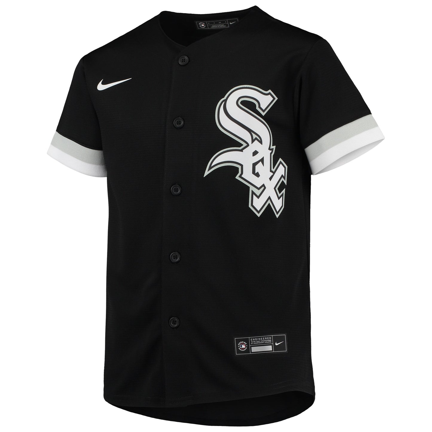 Youth Chicago White Sox Luis Robert Nike Black Alternate Replica Player Jersey